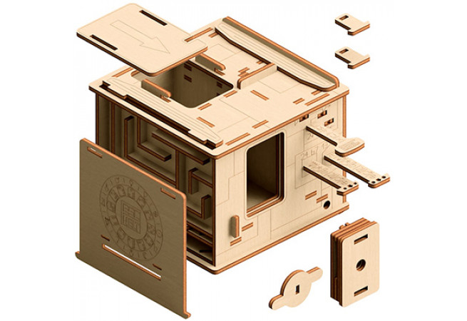 Afbeeldingen en foto's van 3D Puzzle Game Space Box. ESC WELT.