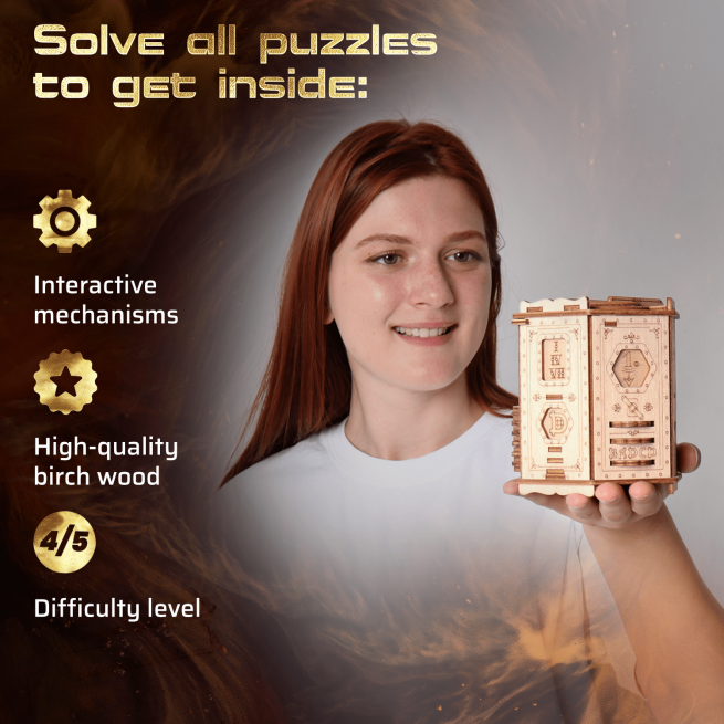 Afbeeldingen en foto's van 3D Puzzle Game Fort Knox Box Pro. ESC WELT.
