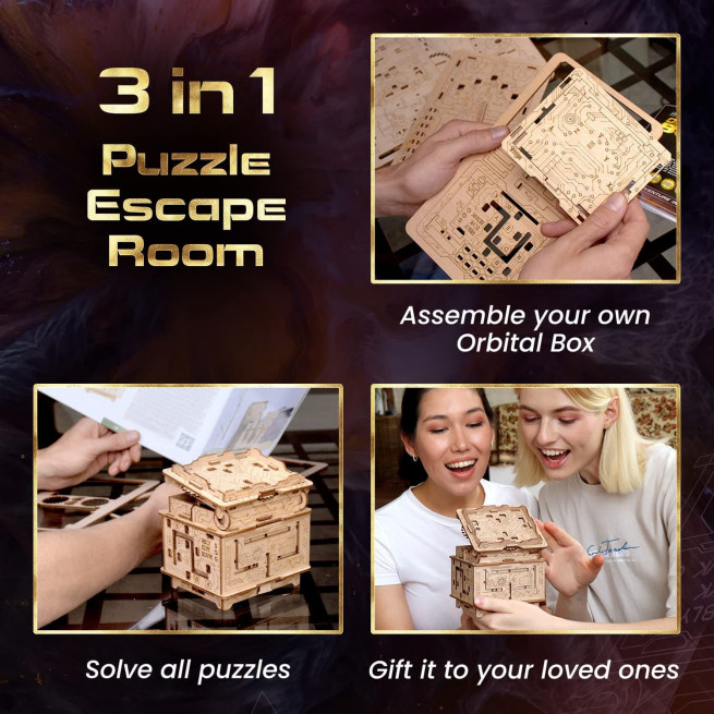 Afbeeldingen en foto's van 3D Puzzle Orbital Box. ESC WELT.